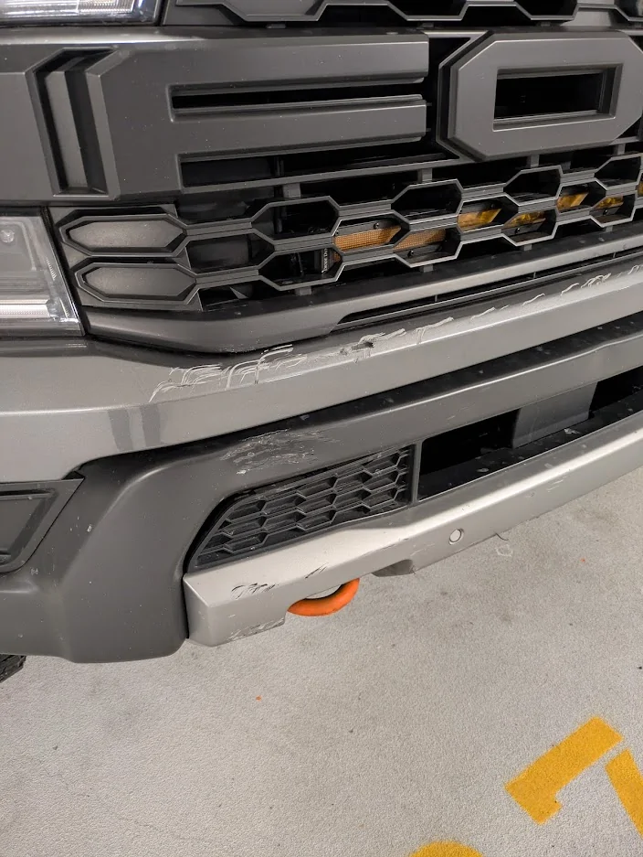 Ford Ranger So what bends in a light front bumper collision?  Asking for a friend... 1768934395712-gf