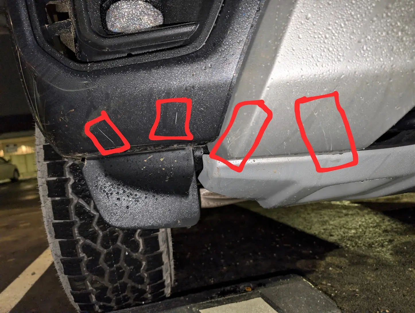 Ford Ranger So what bends in a light front bumper collision?  Asking for a friend... 1768938219455-ux