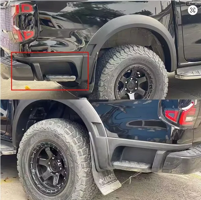 Ford Ranger Rear Step Body Side Black For Ford Ranger - Anyone install a set on their truck ? step1