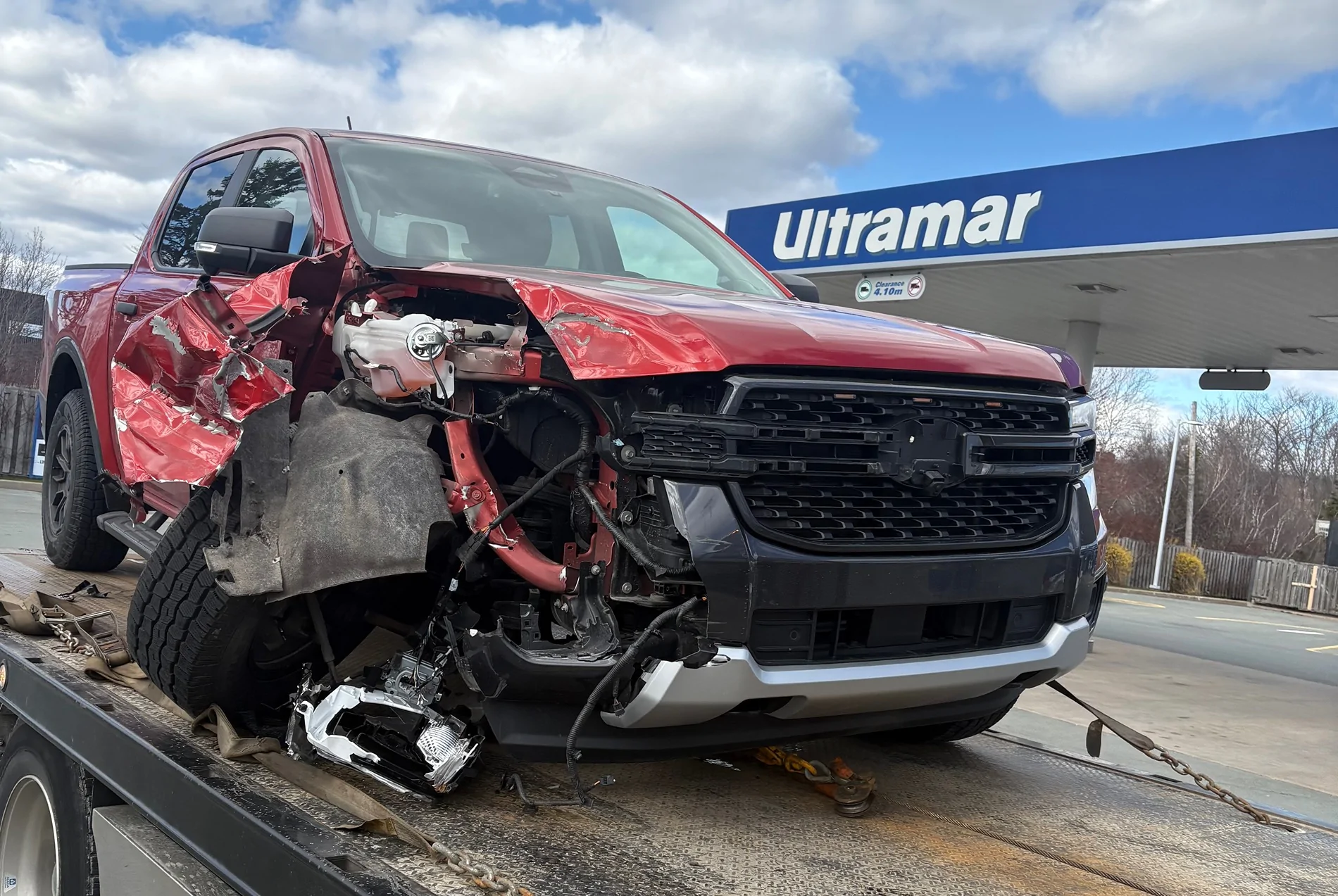 Ford Ranger So what bends in a light front bumper collision?  Asking for a friend... IMG_4202