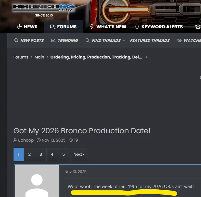 Ford Ranger Ranger order date moved up? 1769029490100-gy