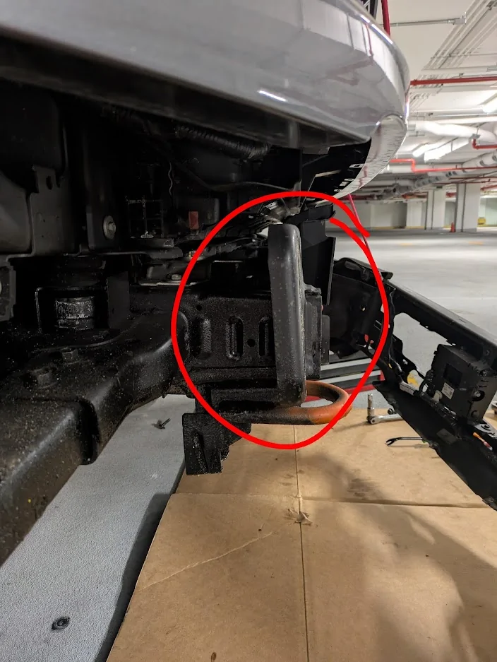 Ford Ranger So what bends in a light front bumper collision?  Asking for a friend... 1769032480630-19