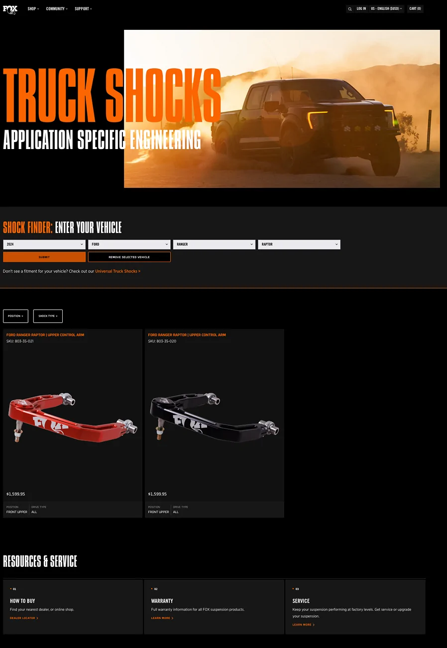 Ford Ranger Fox 3.2 Live Valve Ranger Raptor Screenshot 2026-01-22 at 4.35.31 PM