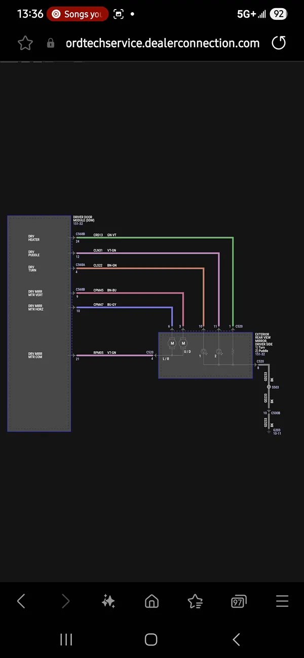 Ford Ranger Has anyone added Lariat side Mirrors to an XLT? Screenshot_20250515_133641_Samsung Internet