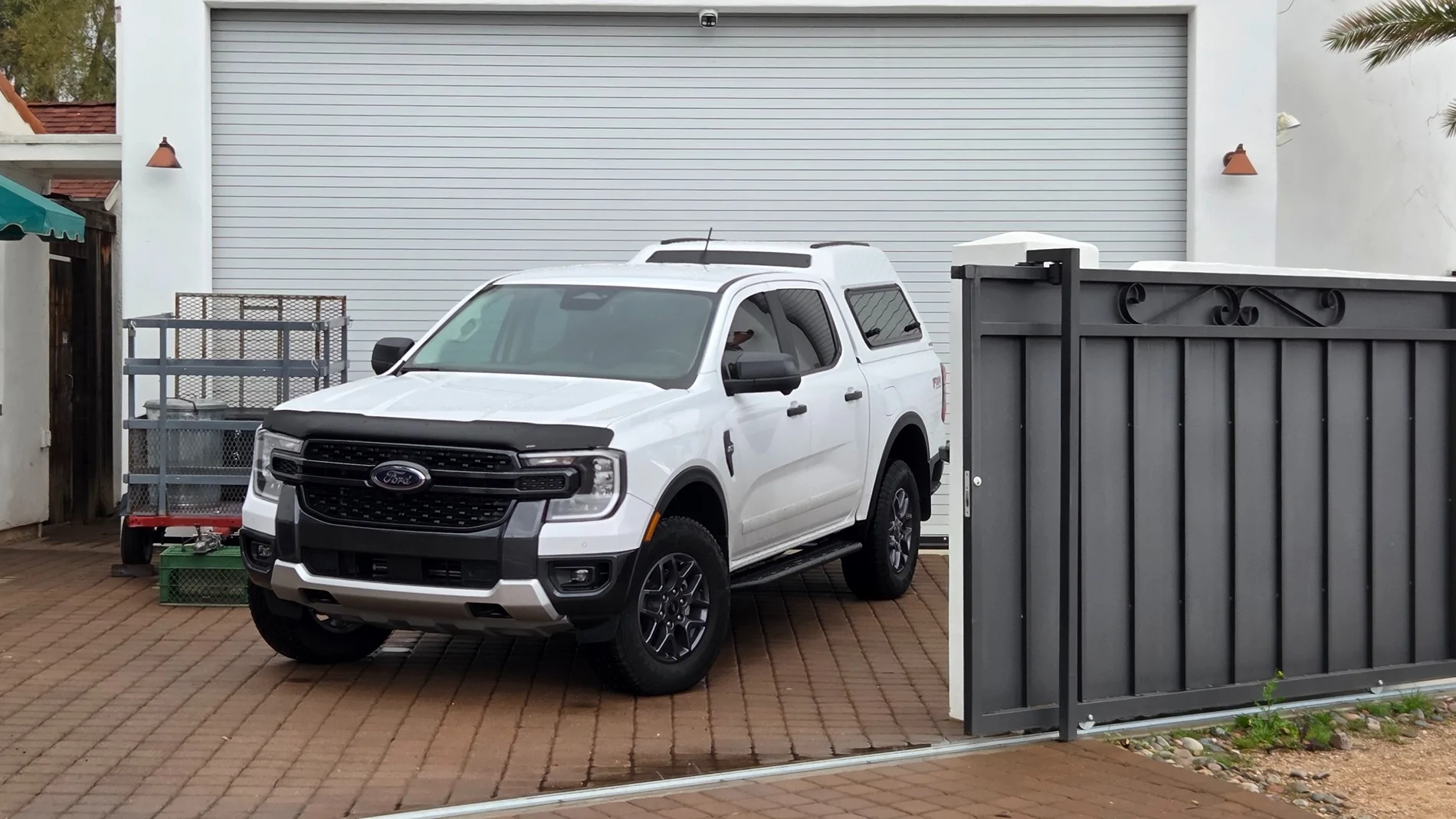 Ford Ranger 2025 XLT with a A.R.E. CX Classic truck cap installed 20260123_144628