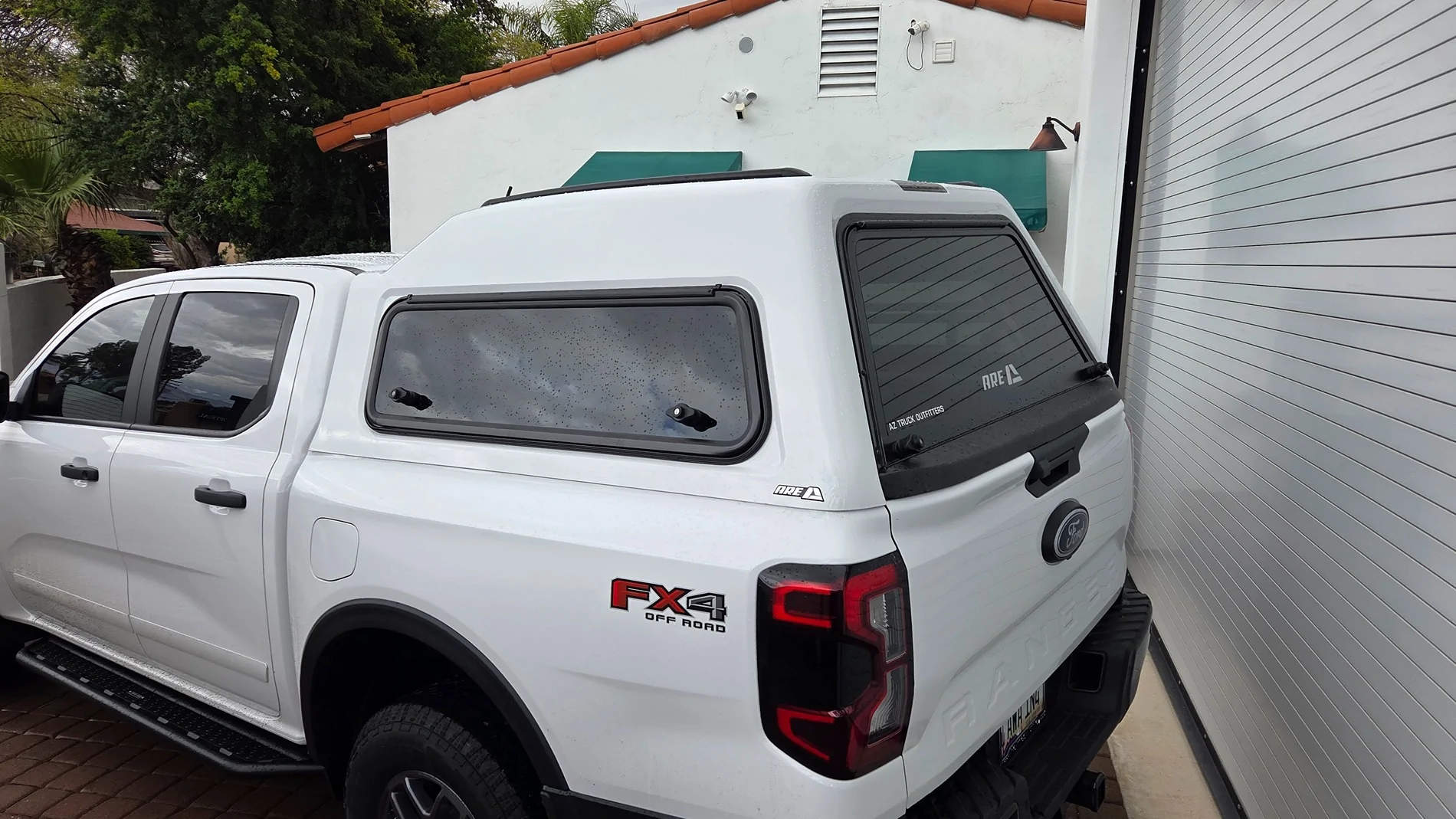 Ford Ranger 2025 XLT with a A.R.E. CX Classic truck cap installed 20260123_144648
