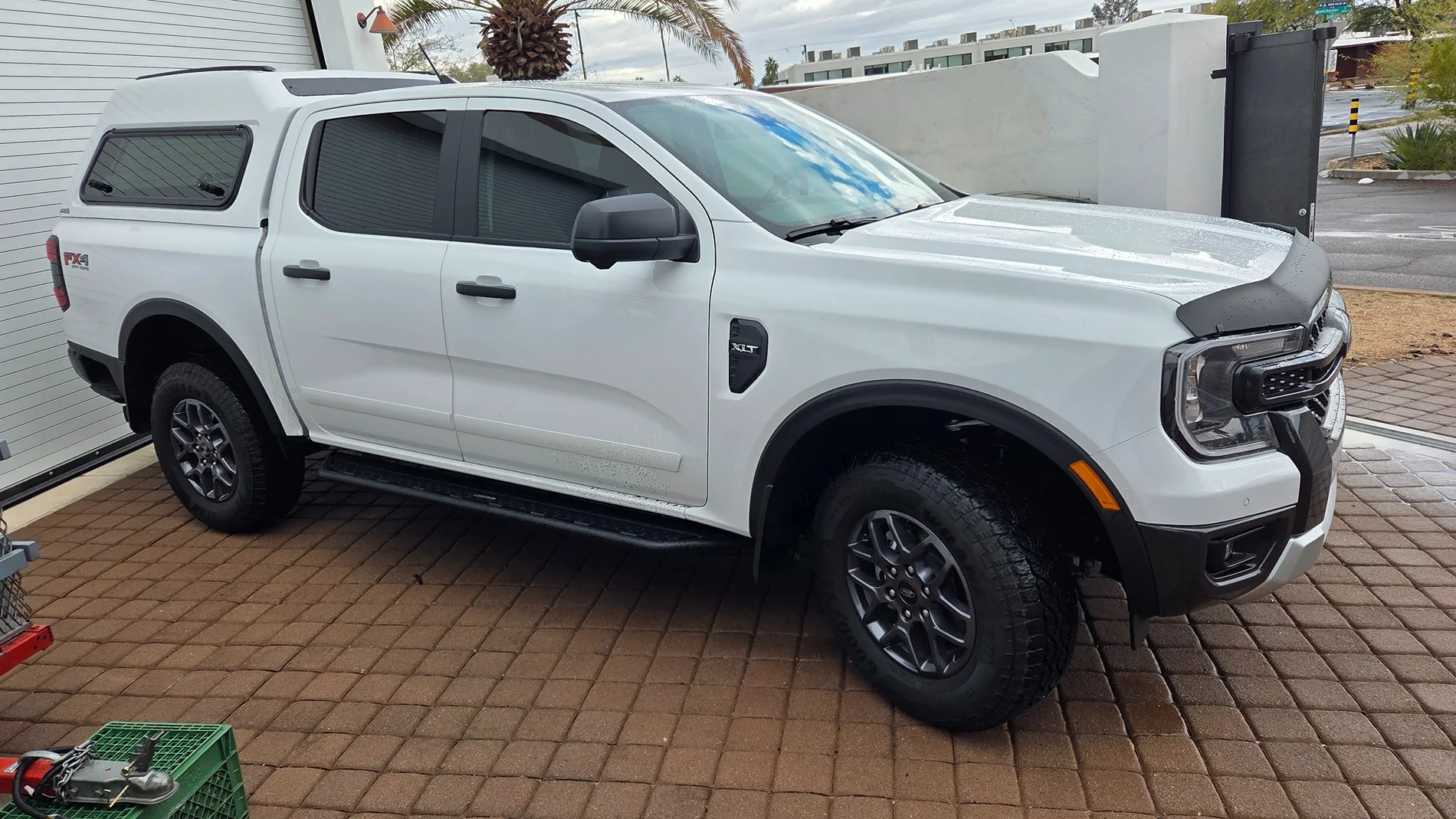 Ford Ranger 2025 XLT with a A.R.E. CX Classic truck cap installed 20260123_144701