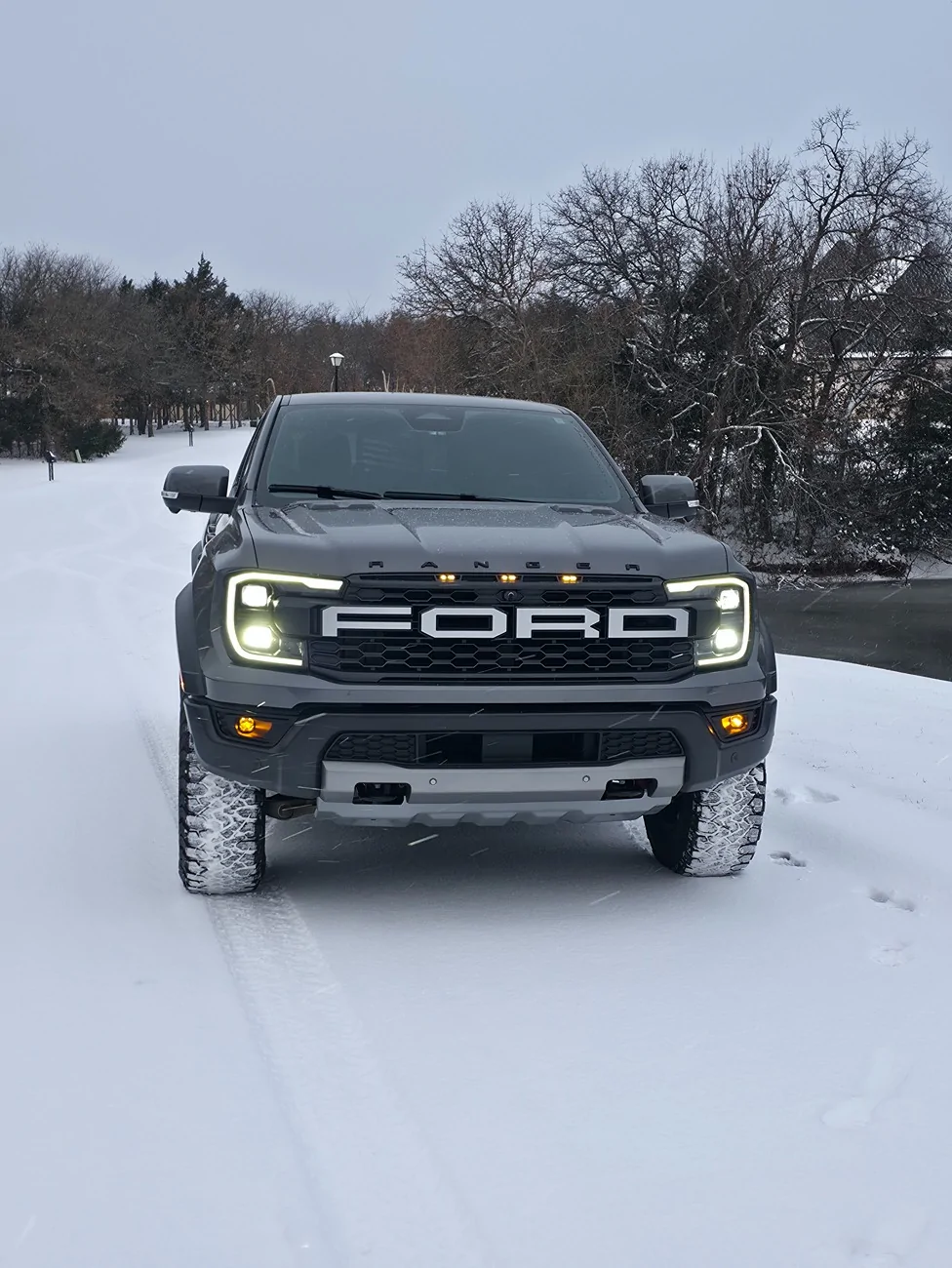 Ford Ranger First snow day 20260124_075822