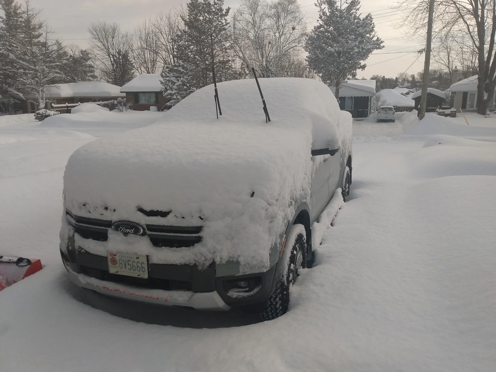 Ford Ranger First snow day Snow 2