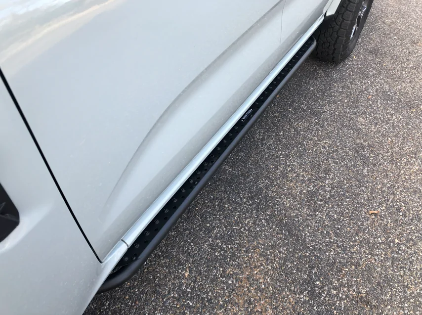 Ford Ranger RealTruck Go Rhino Dominator D6 Running Boards installed Go Rhino rock slider DDS- 2