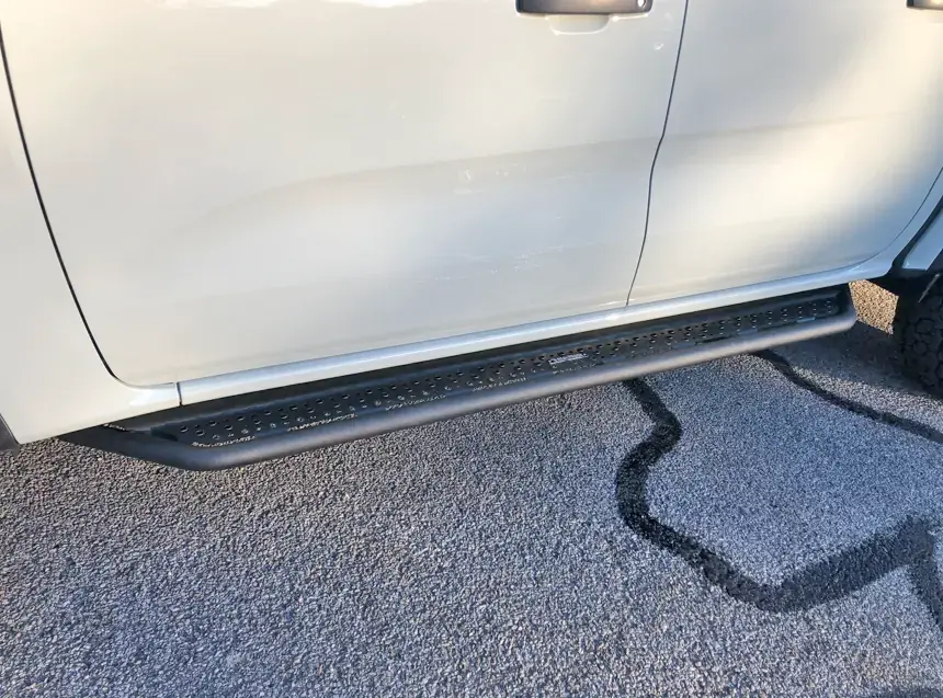 Ford Ranger RealTruck Go Rhino Dominator D6 Running Boards installed 79140-e62396163b02de33dba0412b7cb4d2f5