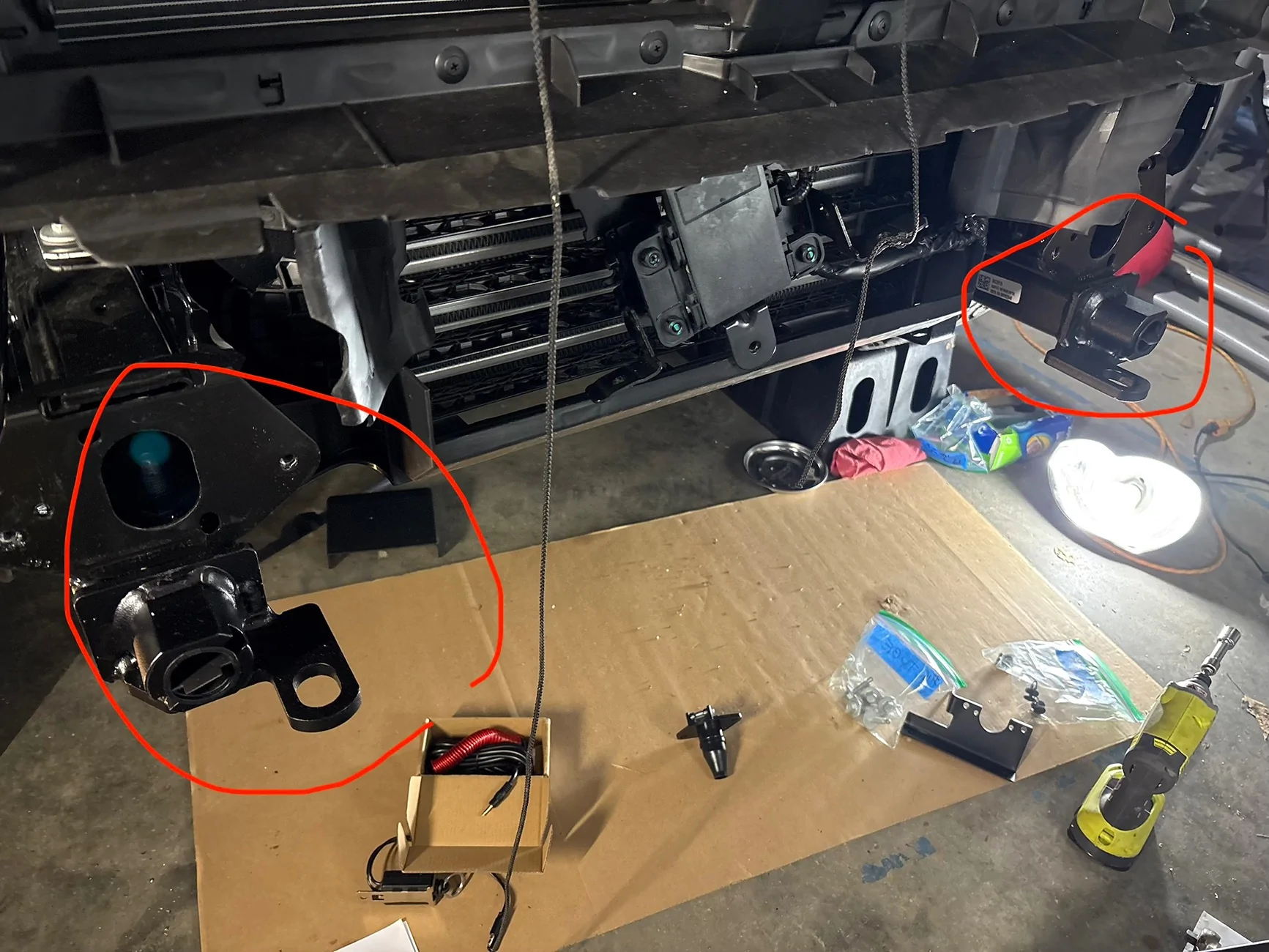 Ford Ranger Blue Ox install on 2025 Ranger Lariat IMG_1114