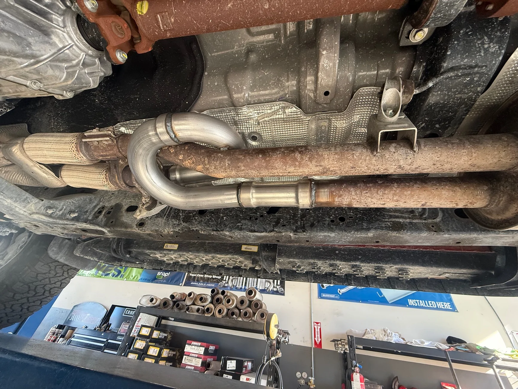 Ford Ranger Equal Length Trombone Exhaust Mod Installed w/ Sound Clip Video IMG_9500