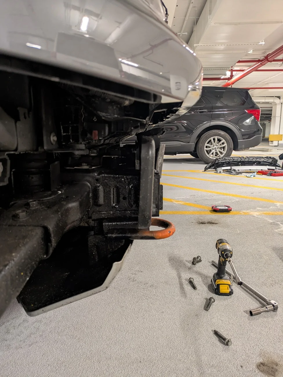 Ford Ranger So what bends in a light front bumper collision?  Asking for a friend... 1000009819