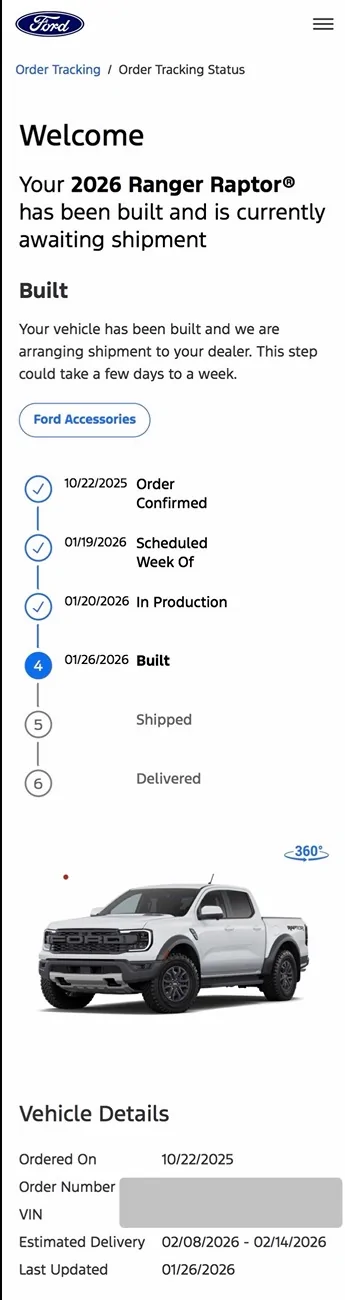 Ford Ranger 2026 RRaptor built confirmation... now shipped IMG_0347