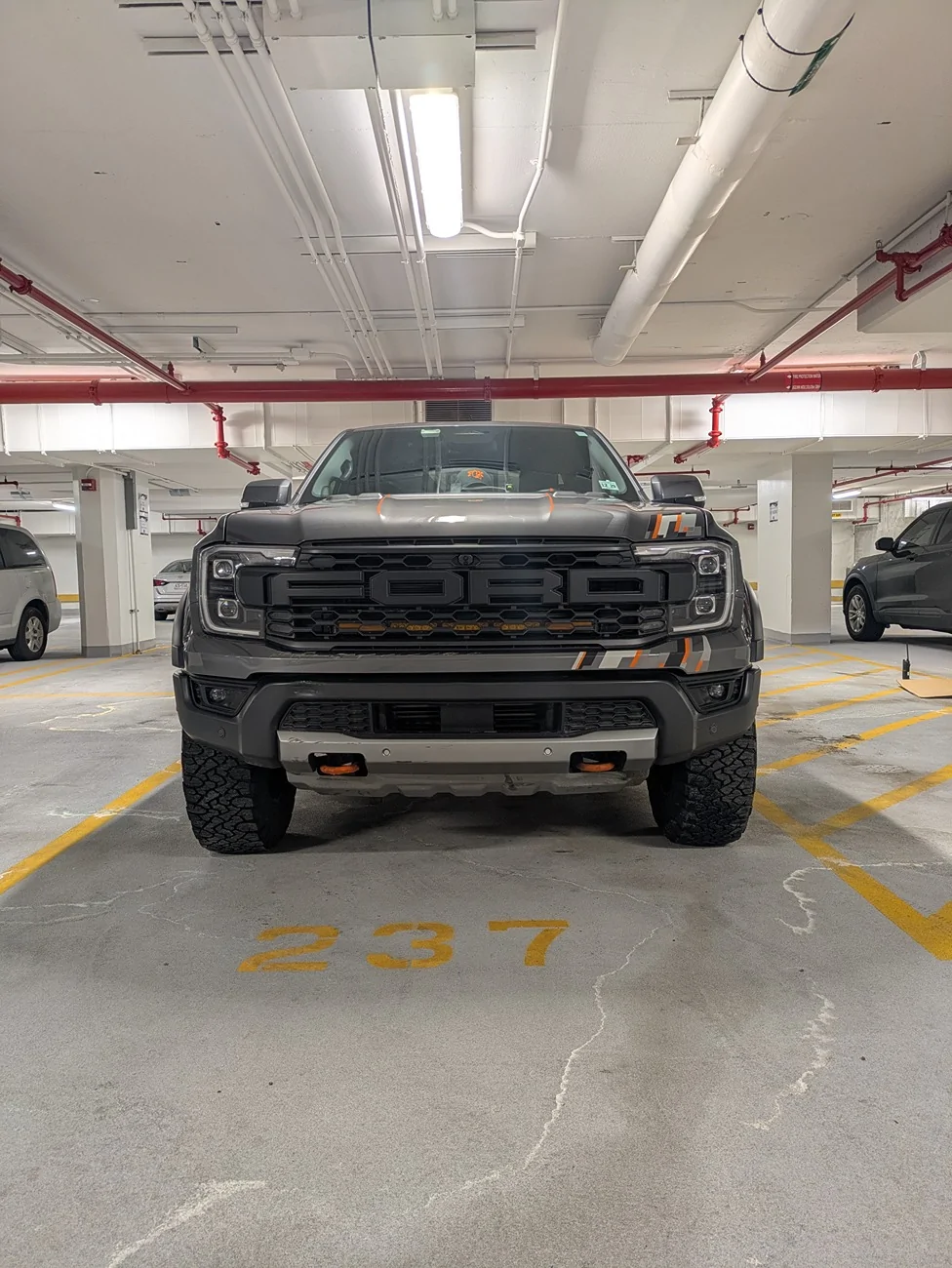 Ford Ranger So what bends in a light front bumper collision?  Asking for a friend... 1000009820