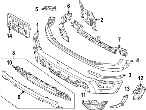 Ford Ranger So what bends in a light front bumper collision?  Asking for a friend... 1769610660940-78