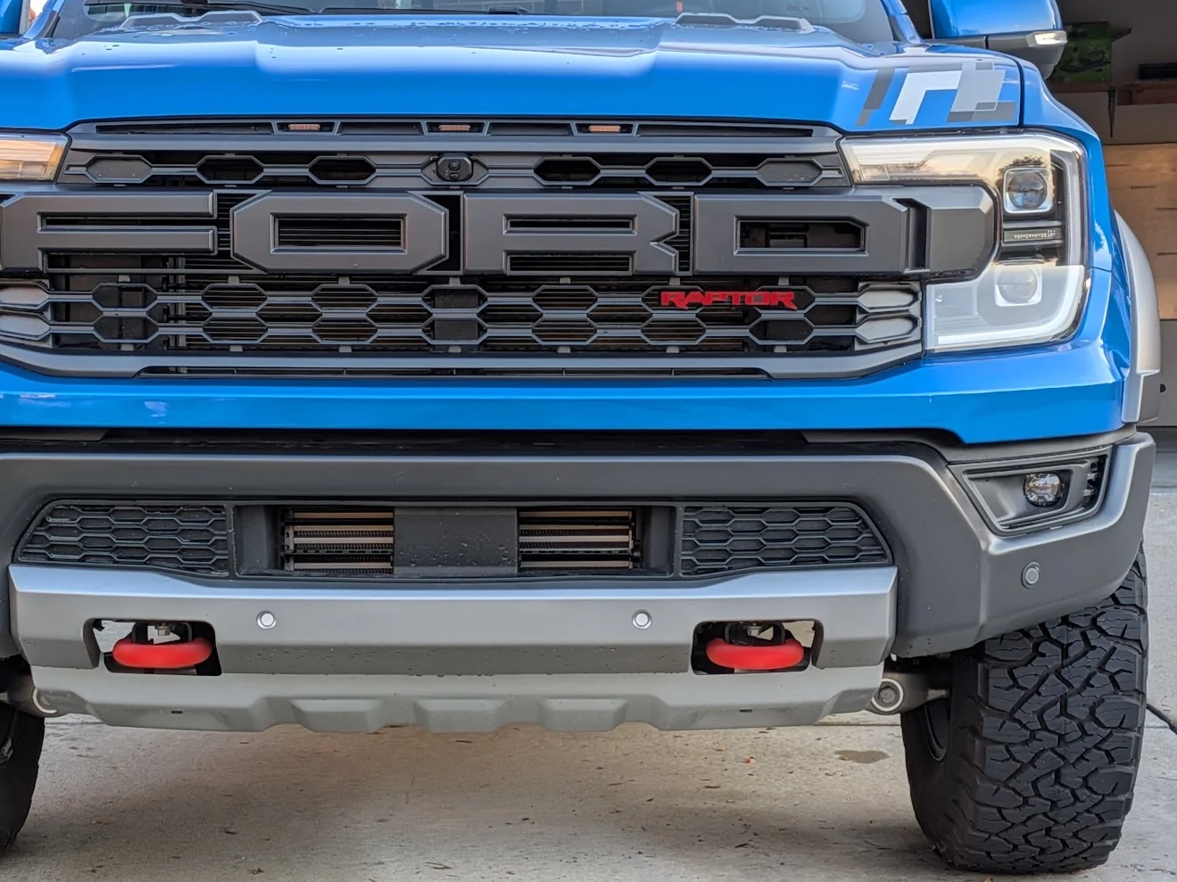 Ford Ranger 2025 Ranger Raptor - New To Forum - Mods So Far Front Tow and Front Grill Emblem
