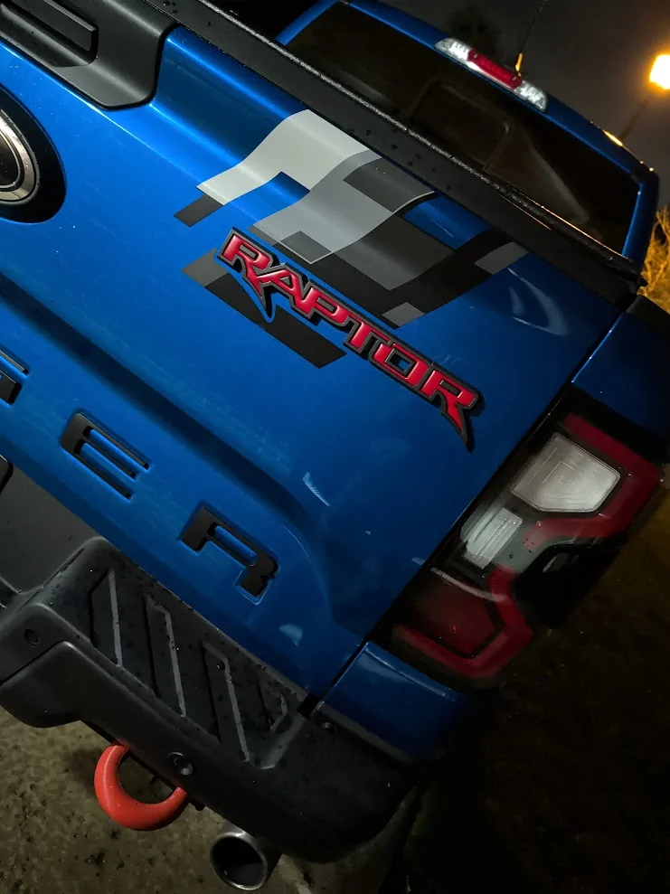 Ford Ranger 2025 Ranger Raptor - New To Forum - Mods So Far Tailgate Emblem
