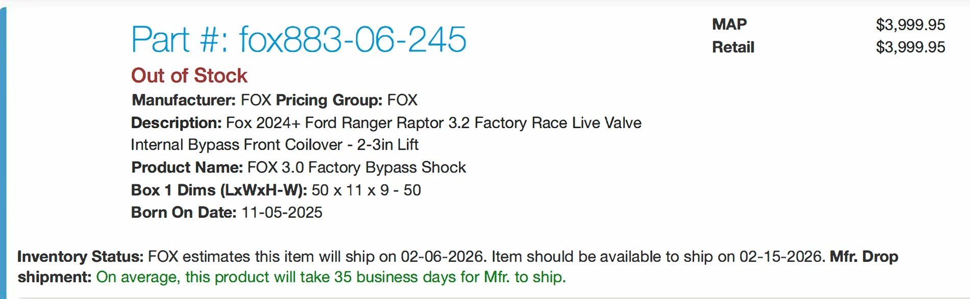 Ford Ranger Fox 3.2 Live Valve Ranger Raptor Screenshot 2026-01-30 at 4.07.59 PM
