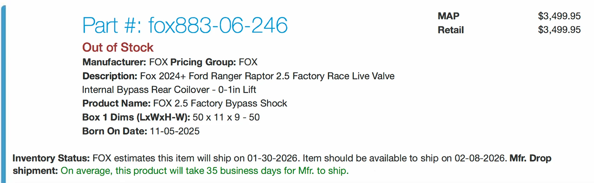 Ford Ranger Fox 3.2 Live Valve Ranger Raptor Screenshot 2026-01-30 at 4.08.32 PM