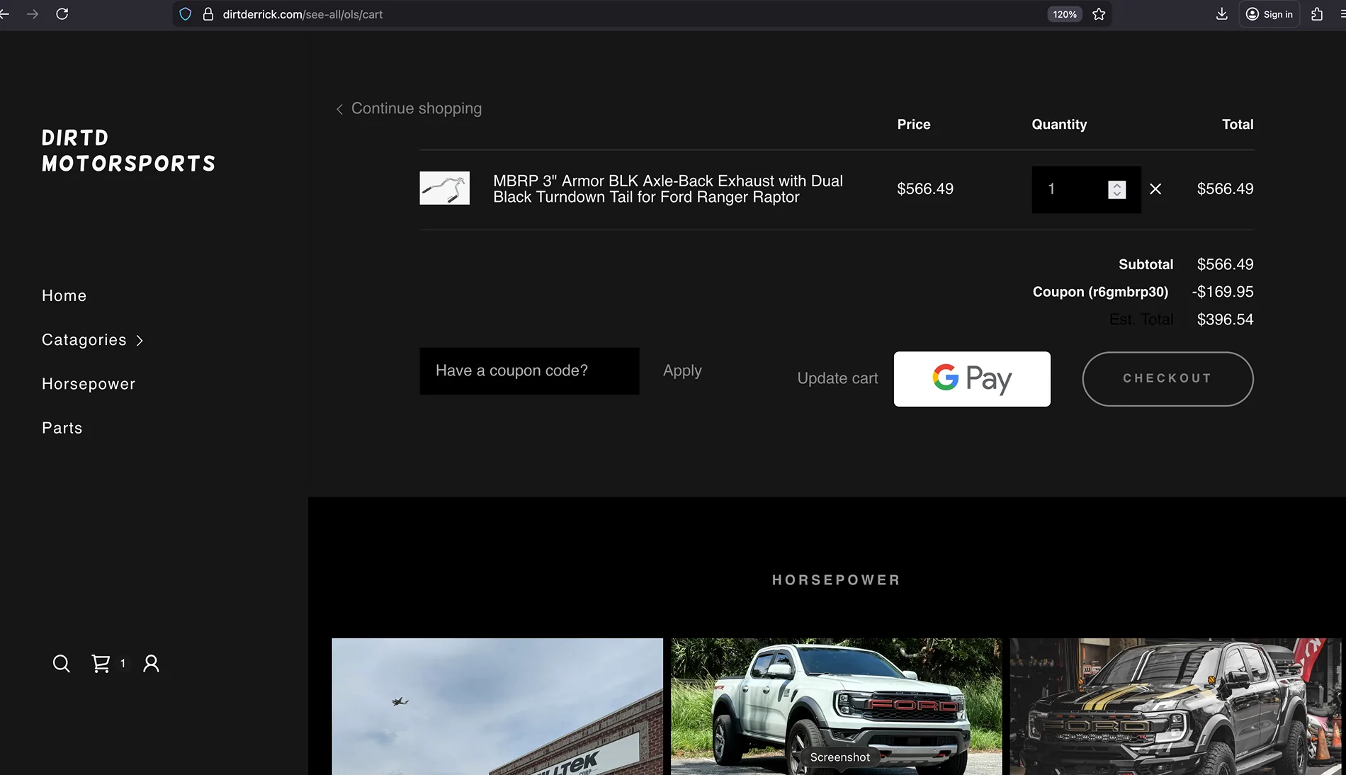 Ford Ranger MBRP Exhaust lighting sale 30% off until Midnight (2019 and up Rangers) Screenshot 2026-01-30 at 5.36.06 PM