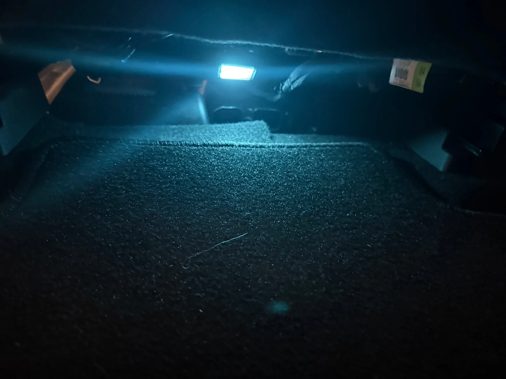 Ford Ranger Underseat ambient lighting installed IMG_1549