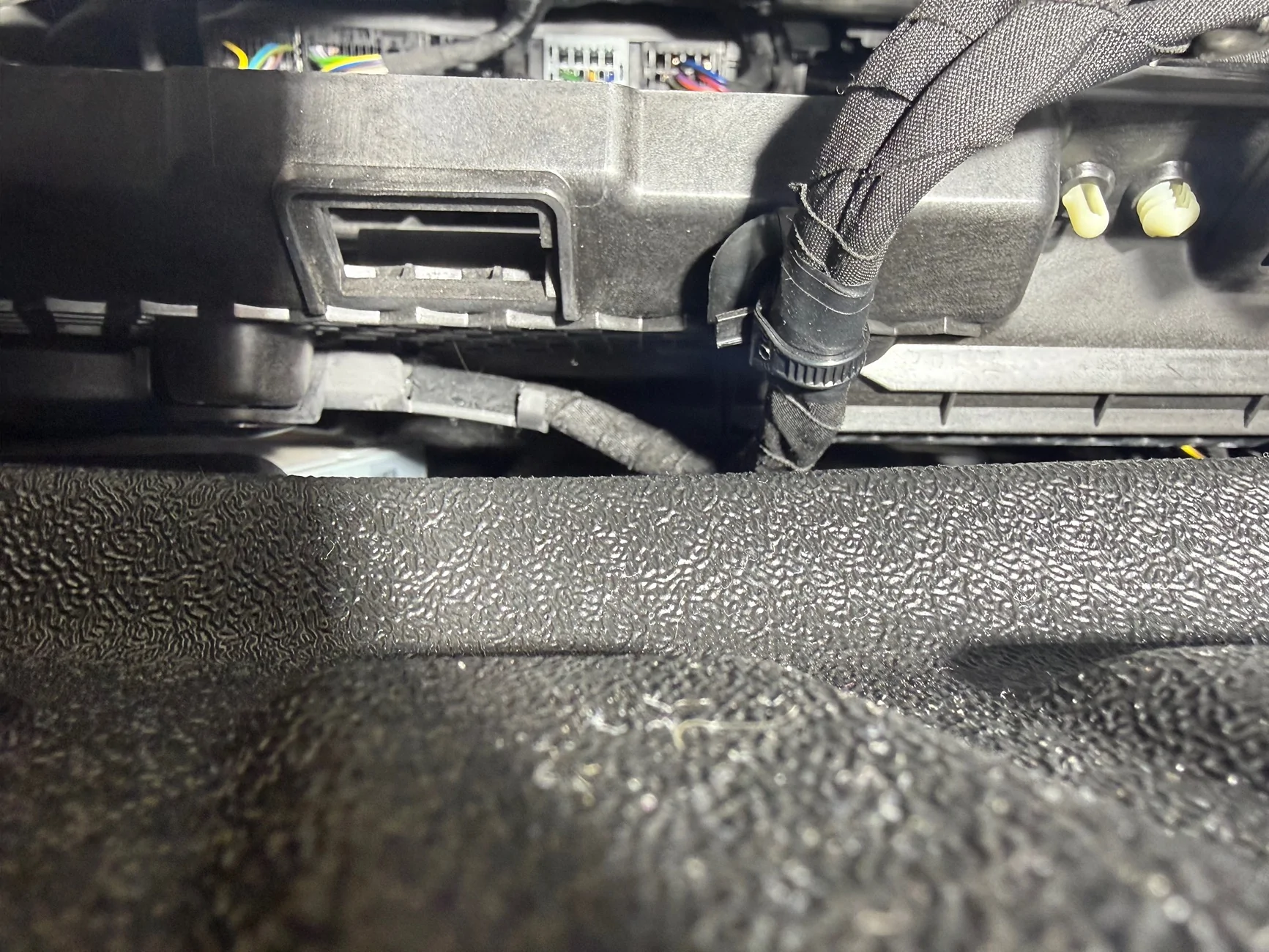 Ford Ranger Underseat ambient lighting installed IMG_1546