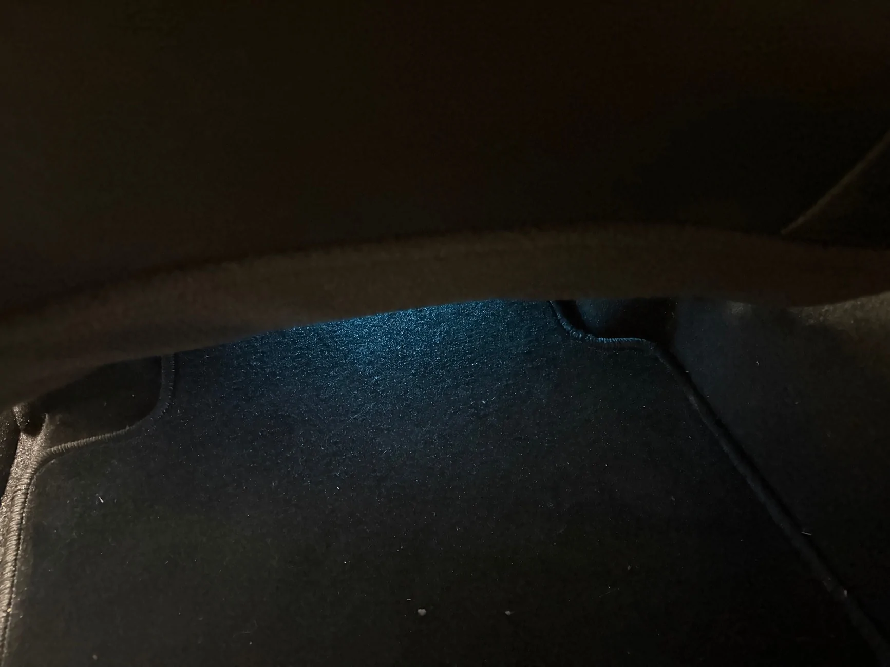 Ford Ranger Underseat ambient lighting installed IMG_1548