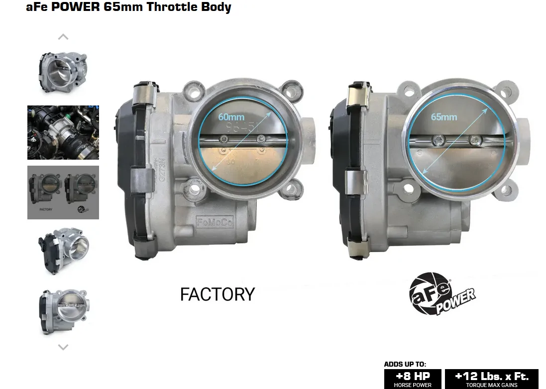 Ford Ranger AFE 65mm Throttle body upgrade 1769853204232-qk