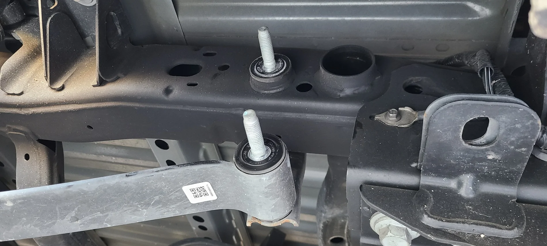 Ford Ranger 2019-2023 5th gen ranger BDS rear shackle lift kit fits on a 6th gen 2wd 20260131_123300