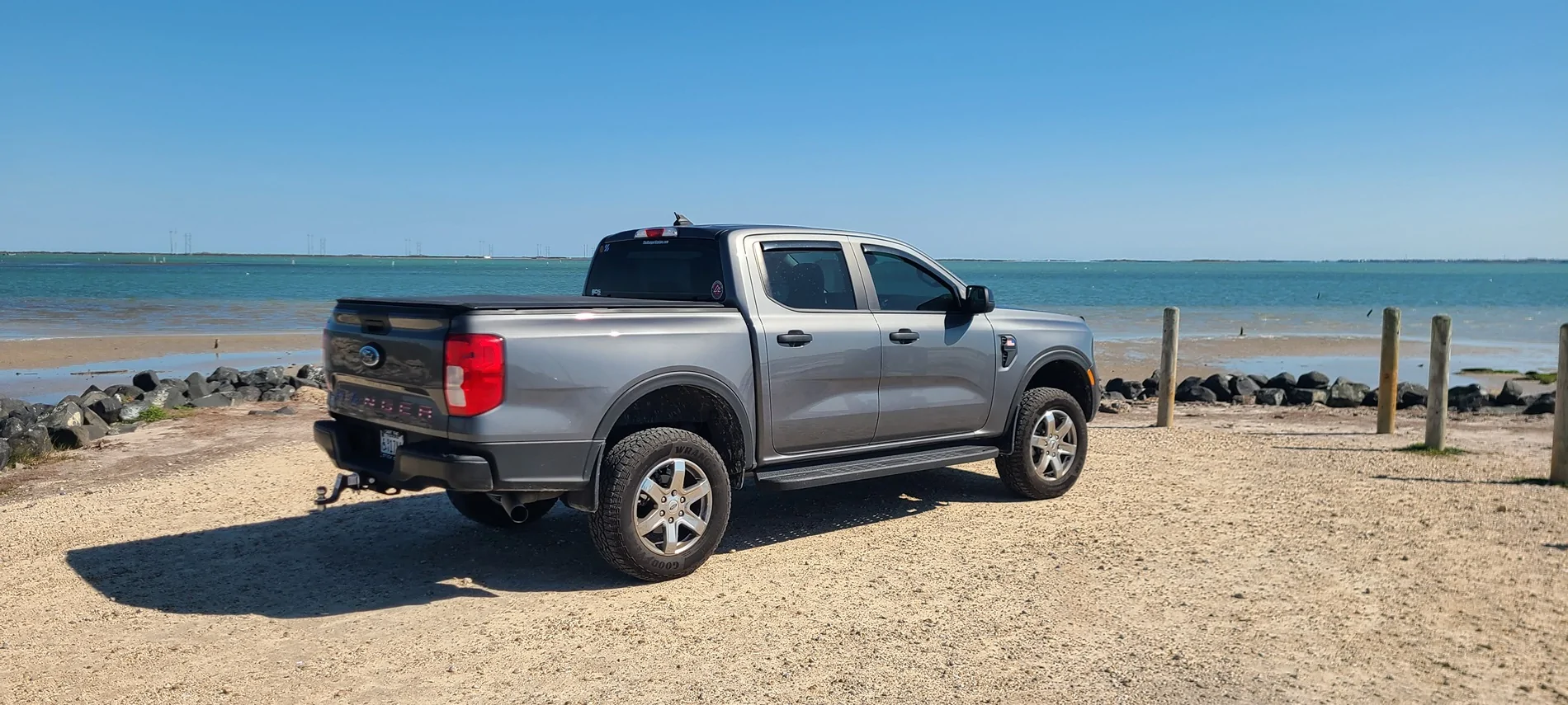 Ford Ranger 2019-2023 5th gen ranger BDS rear shackle lift kit fits on a 6th gen 2wd 20260131_135001