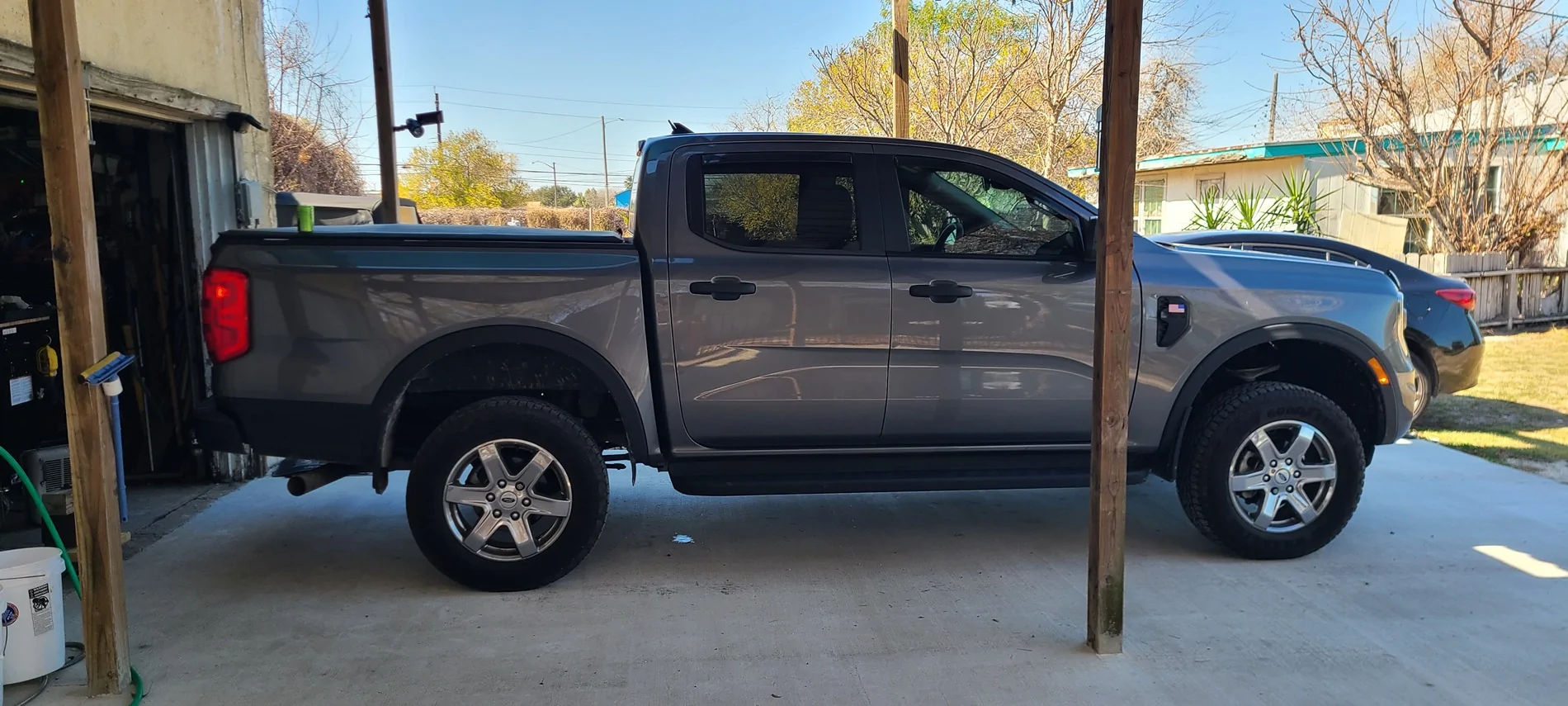 Ford Ranger 2019-2023 5th gen ranger BDS rear shackle lift kit fits on a 6th gen 2wd 20260131_134629