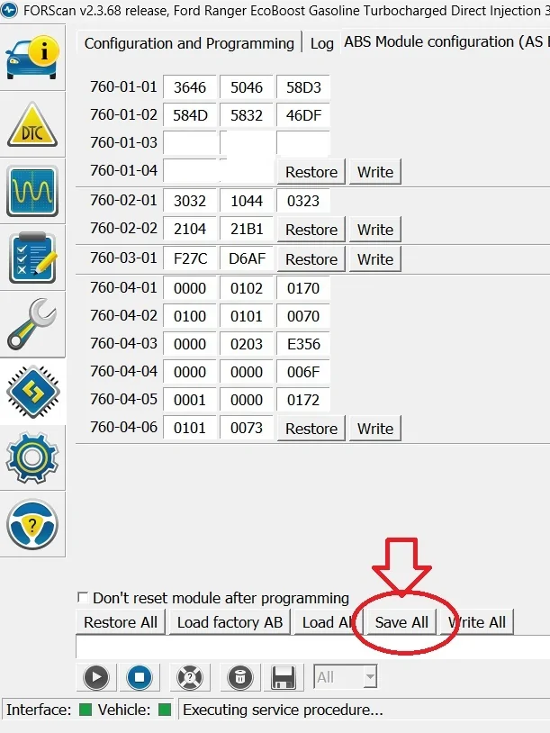 Ford Ranger Ranger 6G FORScan data decoding tool(s) project 2