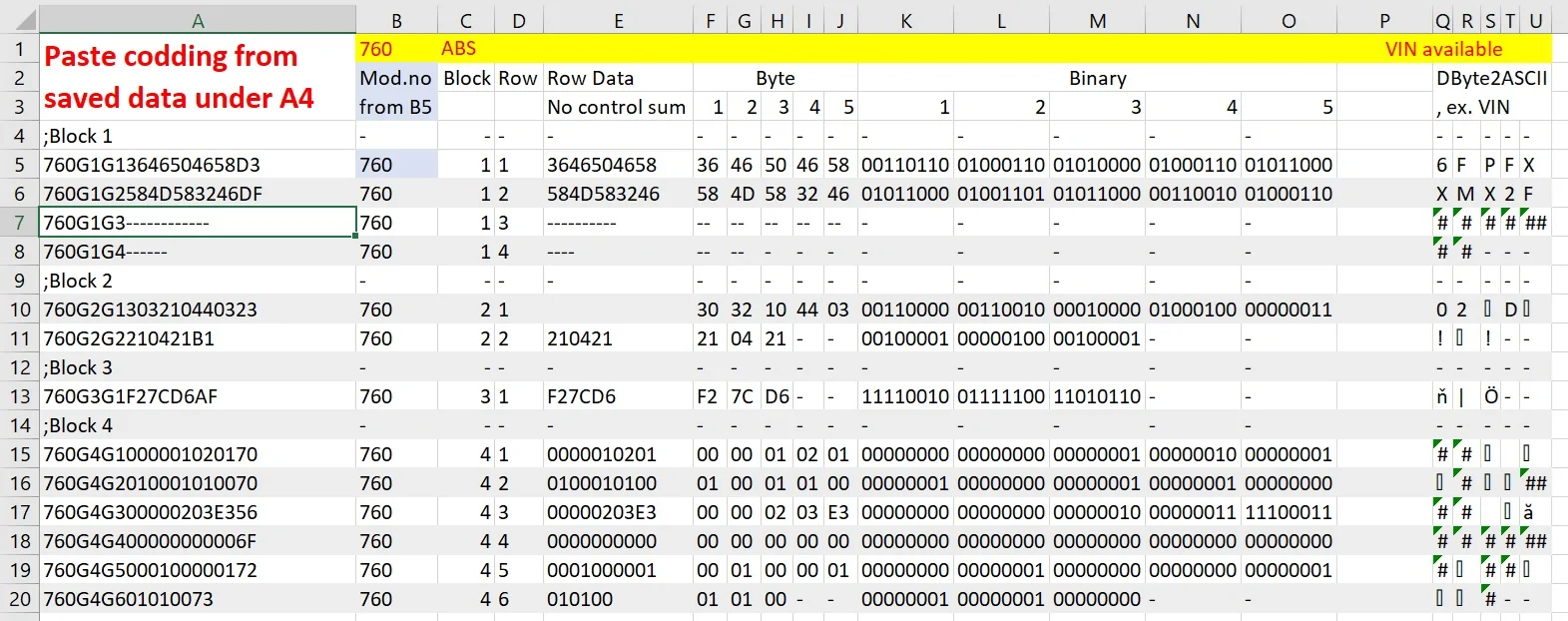 Ford Ranger Ranger 6G FORScan data decoding tool(s) project 4