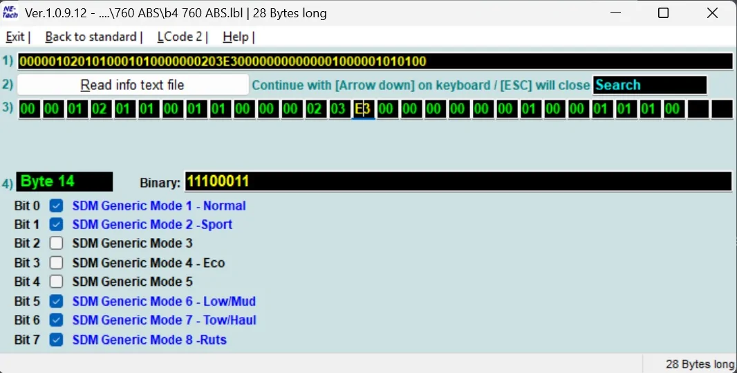 Ford Ranger Ranger 6G FORScan data decoding tool(s) project 7