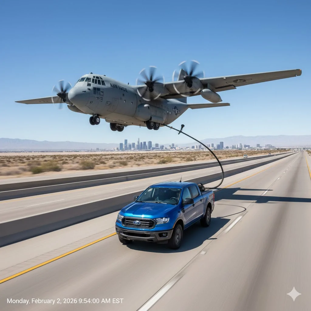 Ford Ranger Gas filler door opens at 90+ mph midair