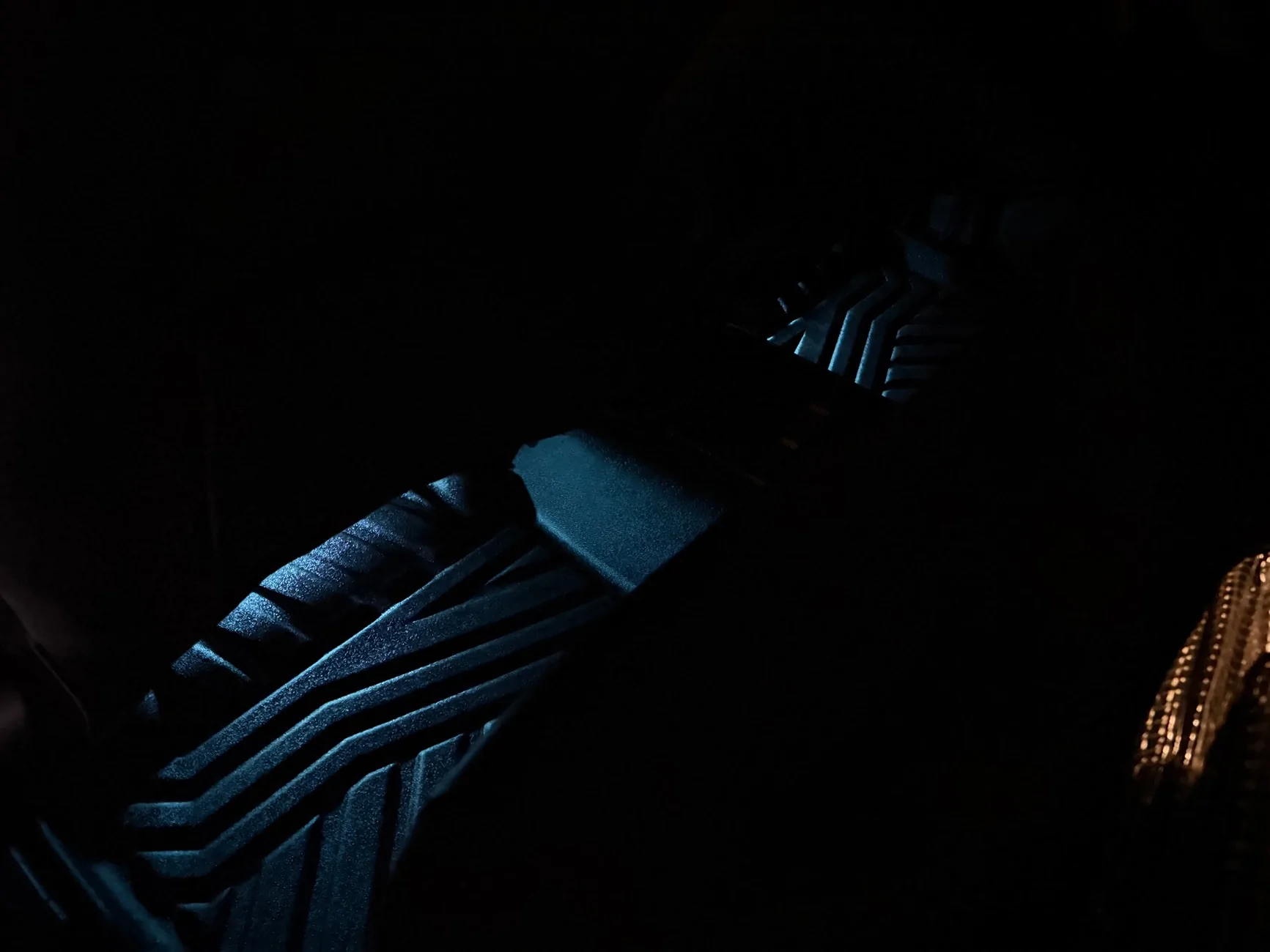 Ford Ranger Underseat ambient lighting installed IMG_1586