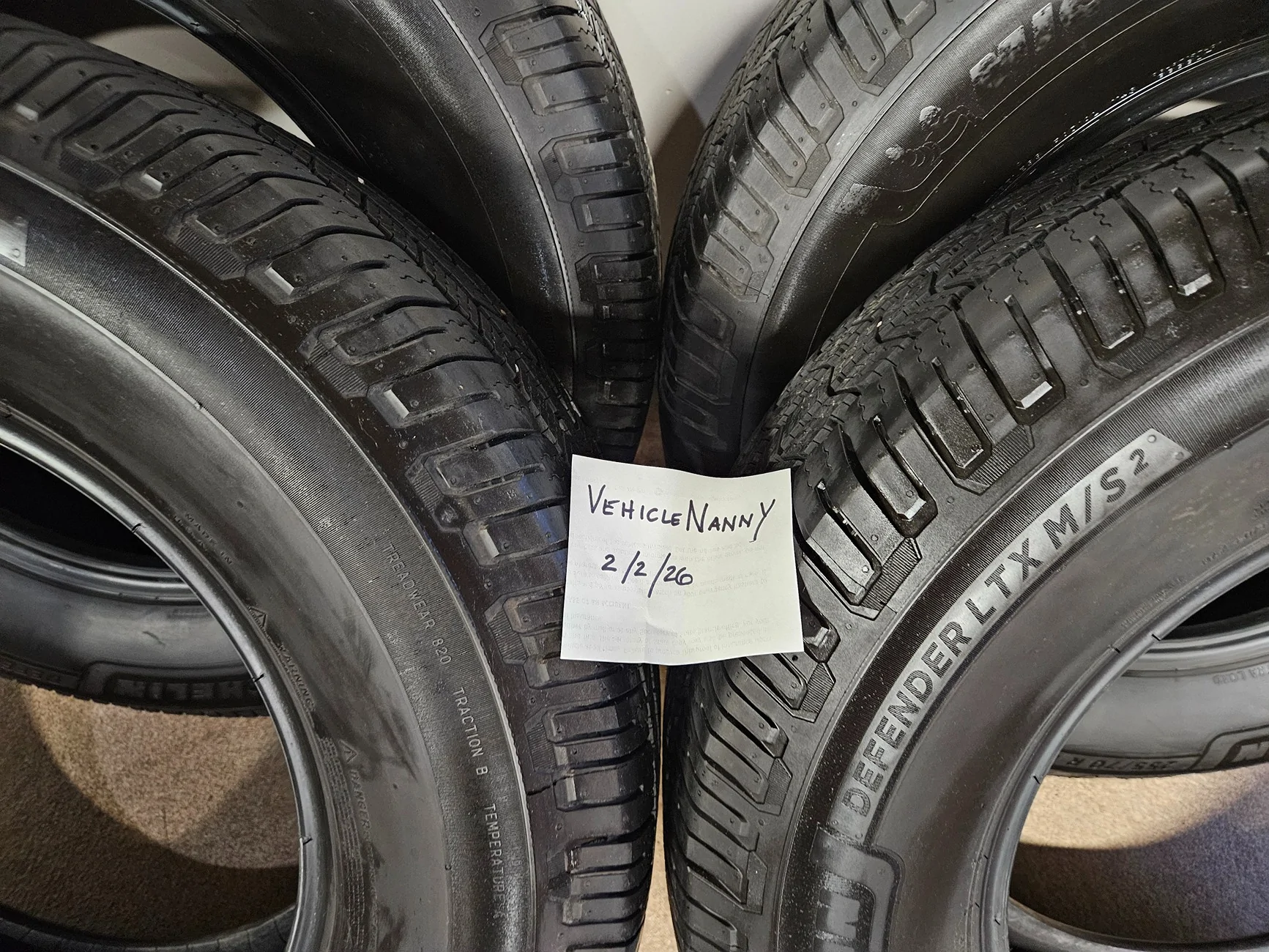 Ford Ranger (4) Michelin Defender LTX M/S2 (255/70R-17) 20260202_170912