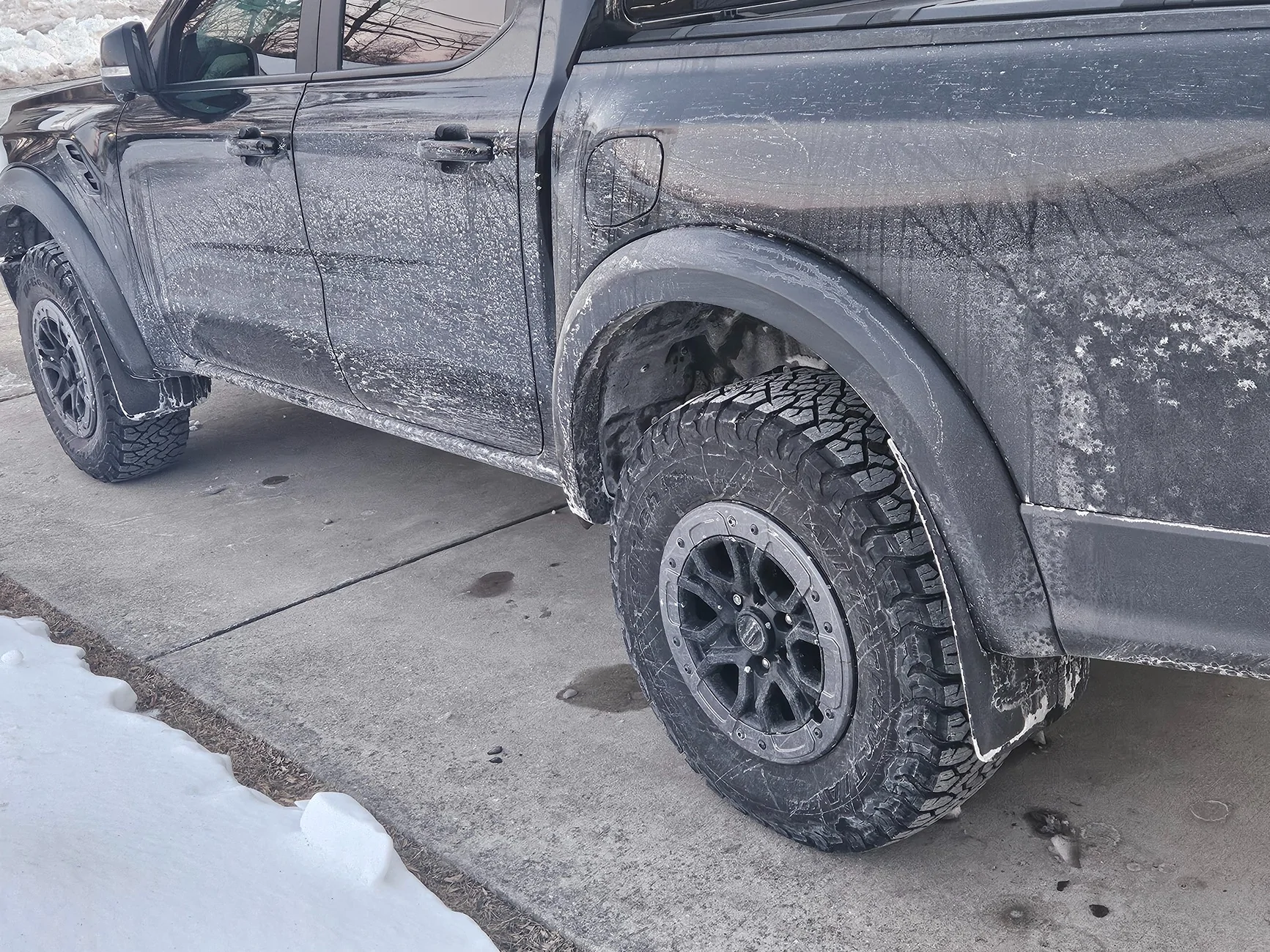 Ford Ranger Mud Flap / Splash Guard Options - Recommendations? 20260202_173225