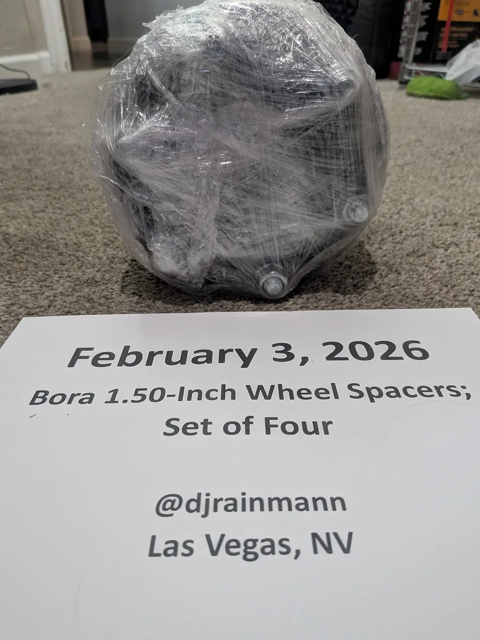 Ford Ranger BRAND NEW - 4 Bora 1.50-Inch Wheel Spacers $275 PXL_20260204_014011081