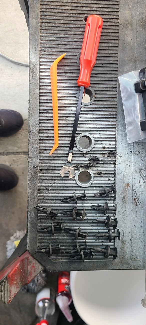Ford Ranger Ranger Raptor grill on regular Ranger - DIY install with pics 20260204_093317