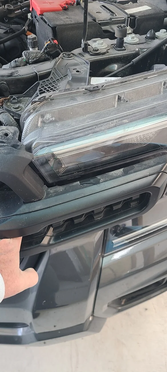 Ford Ranger Ranger Raptor grill on regular Ranger - DIY install with pics 20260204_093759