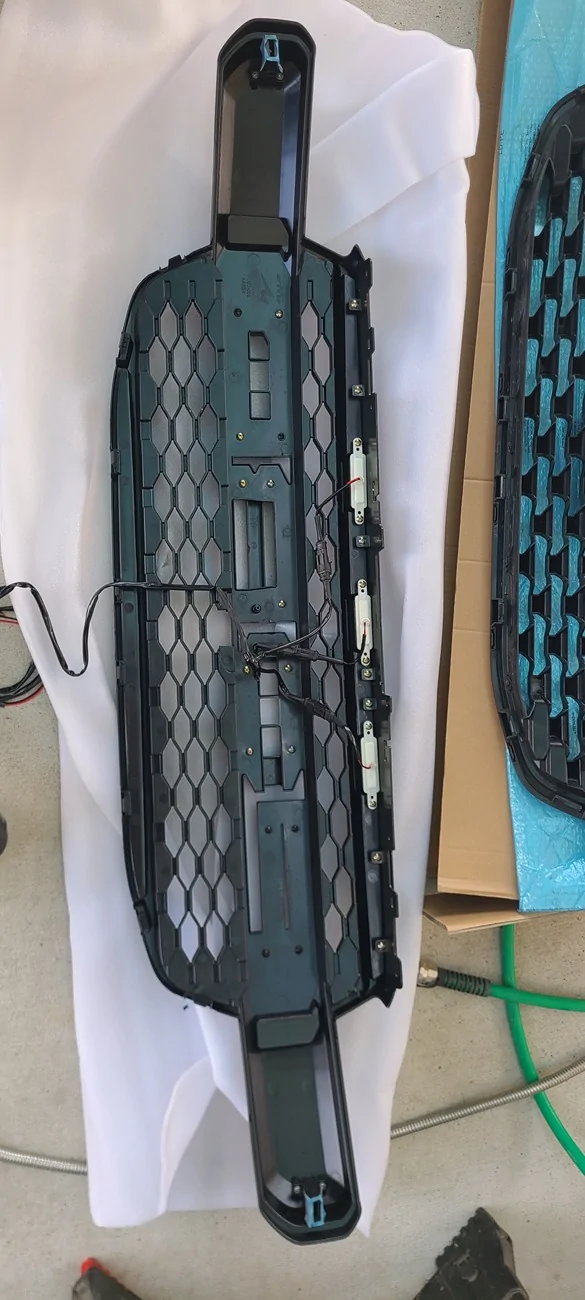 Ford Ranger Ranger Raptor grill on regular Ranger - DIY install with pics 20260204_102046