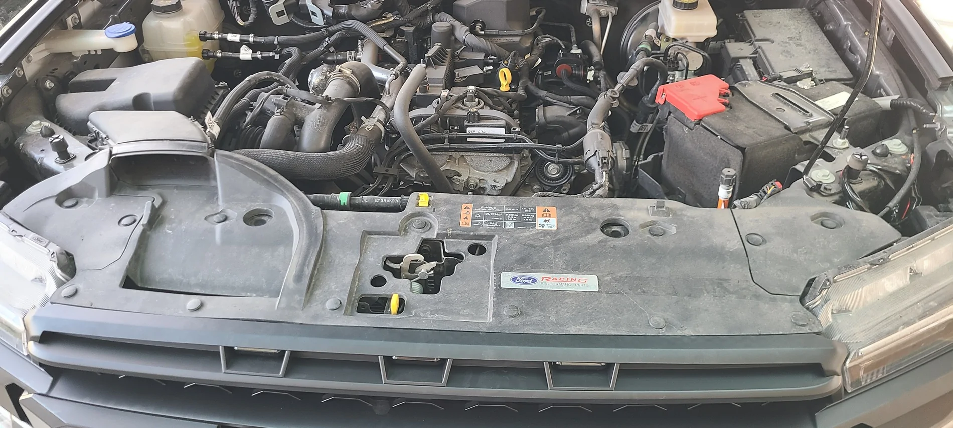 Ford Ranger Ranger Raptor grill on regular Ranger - DIY install with pics 20260204_105755