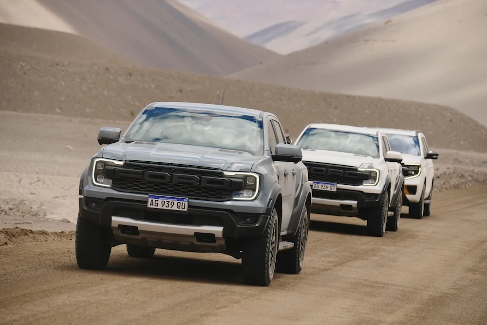 Ford Ranger Raptor Behind The Ranger Raptor Trucks Behind the World's Highest Marathon Attempt ...