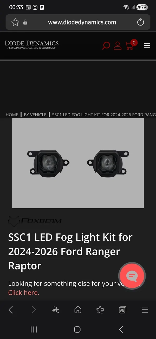 Ford Ranger Fog light options Screenshot_20260207_003313_Samsung Internet