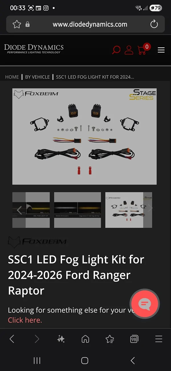 Ford Ranger Fog light options Screenshot_20260207_003322_Samsung Internet
