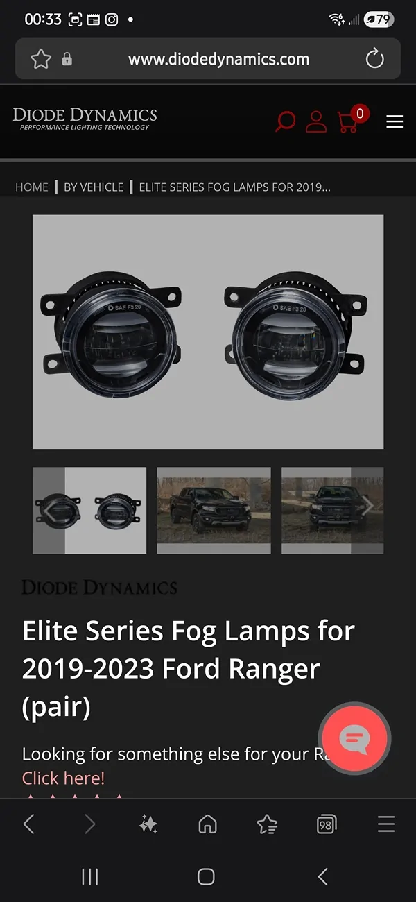 Ford Ranger Fog light options Screenshot_20260207_003356_Samsung Internet