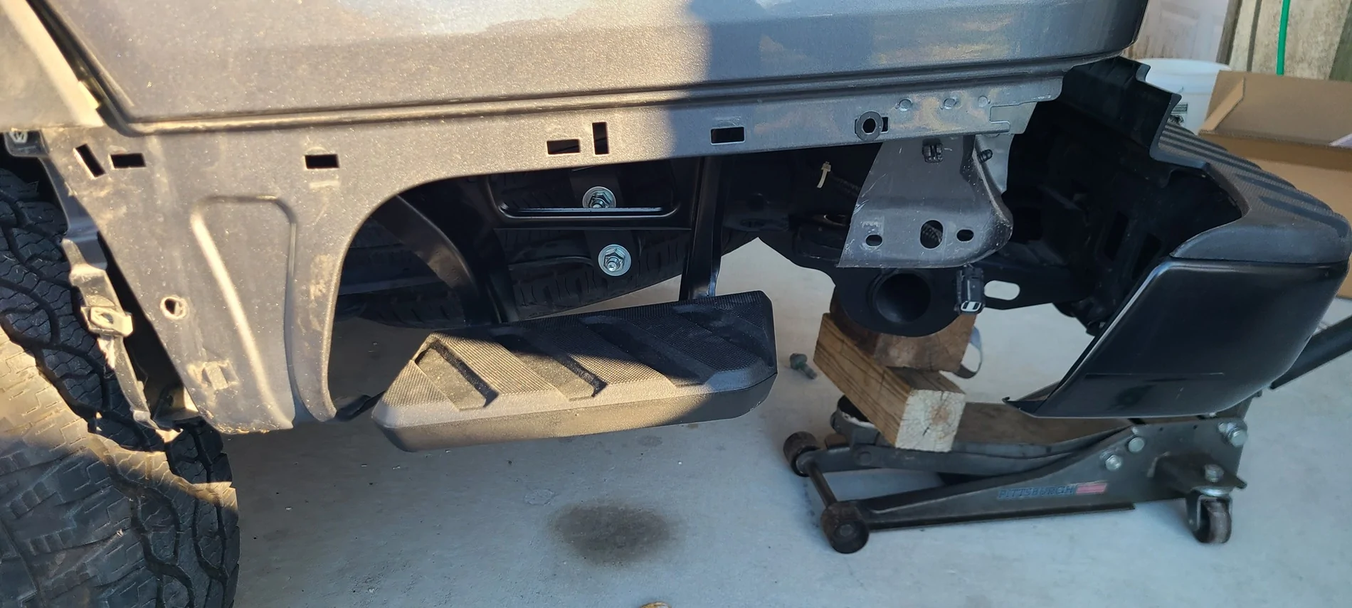 Ford Ranger Installing bed side steps on Ranger XL / XLT - DIY instructions 20260206_161330